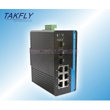 10/100/1000m DIN-Rail Mount Industrial Ethernet Switch
